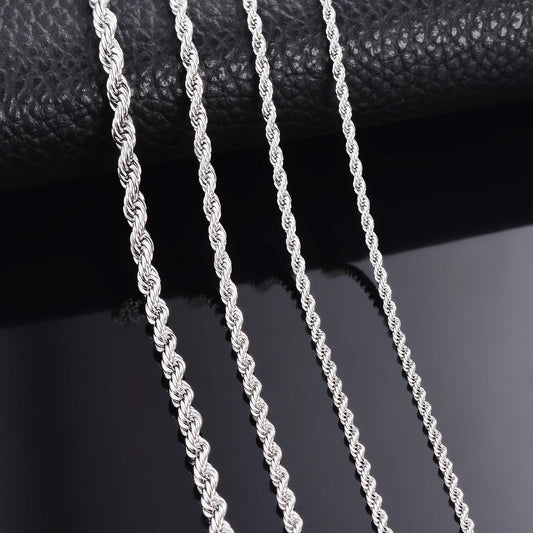 Lux Steel Rope Chain Necklace For Men