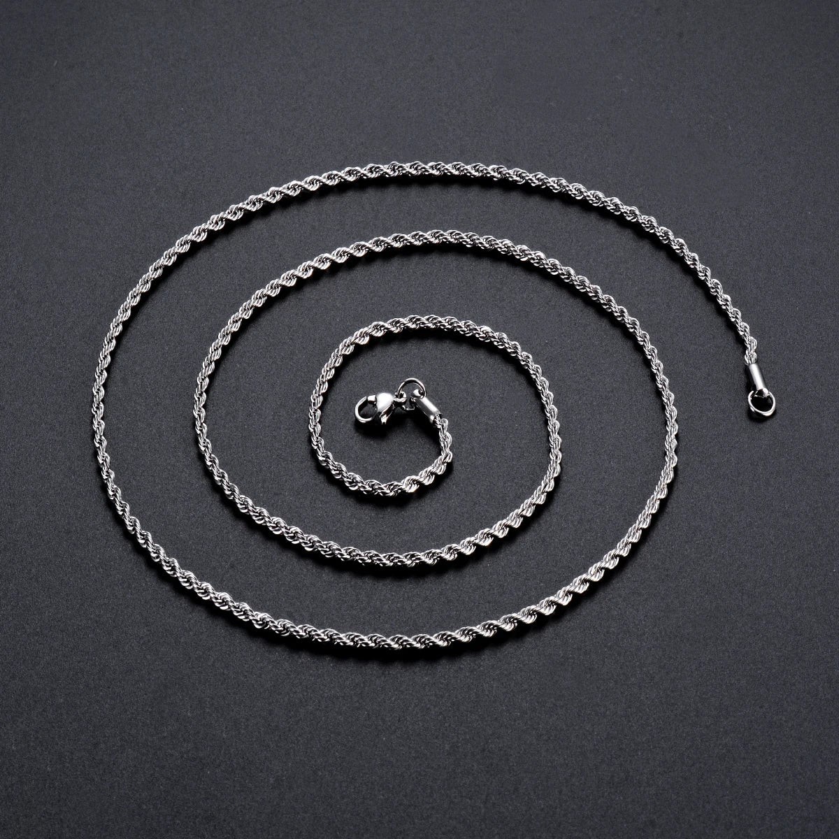 Lux Steel Rope Chain Necklace For Men