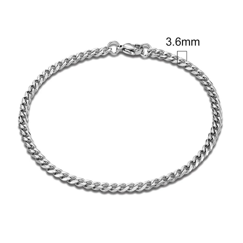 Men’s Stainless Steel Link Chain Bracelet – Bold, Durable & Stylish