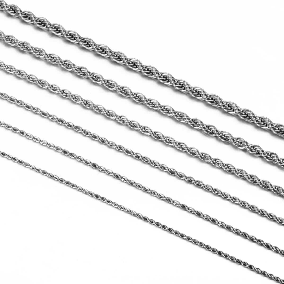 Lux Steel Rope Chain Necklace For Men